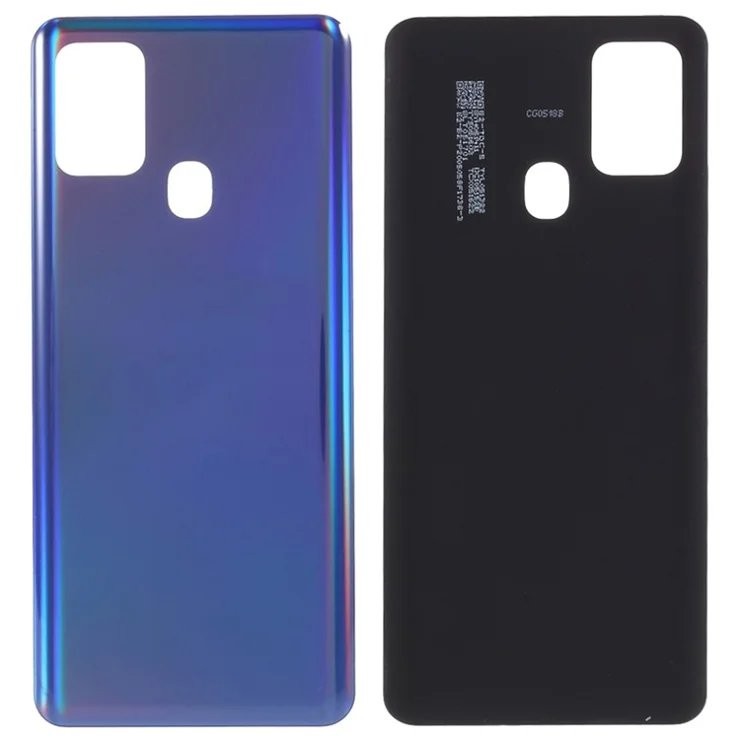 For Samsung Galaxy A21s A217 Back Battery Housing Cover Part (Without Logo) - Blue