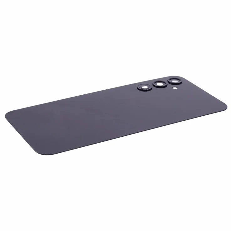 For Samsung Galaxy A24 4G (162.1 x 77.6 x 8.3mm) A245 Battery Housing with Camera Lens Cover (Without Logo) - Black