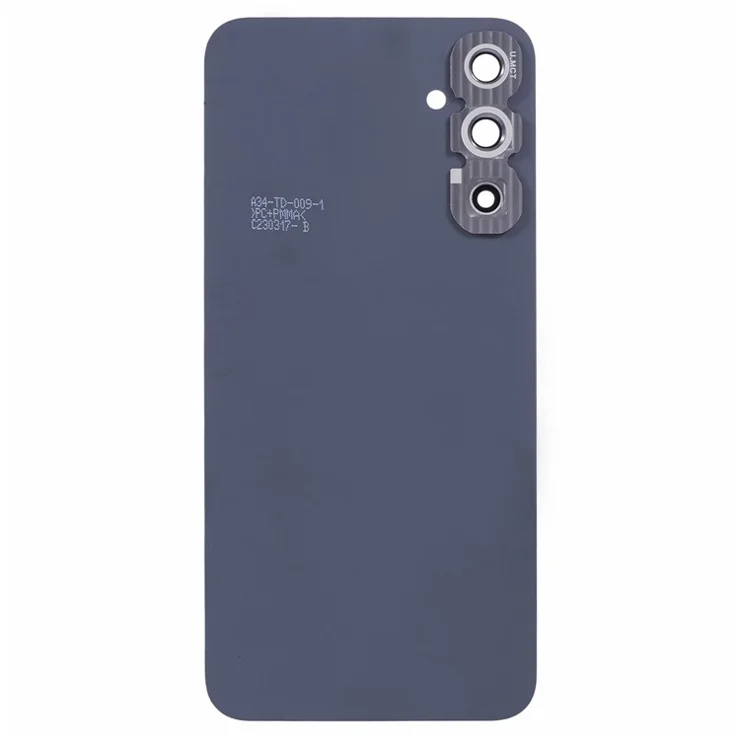 For Samsung Galaxy A34 5G A346 Battery Housing with Camera Lens Cover (Without Logo) - Black