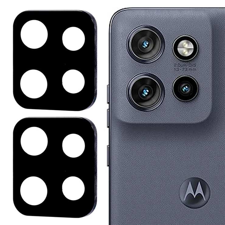 2Pcs For Motorola Edge 50 Neo 5G Camera Lens Protector Silk Printing Tempered Glass Rear Lens Film