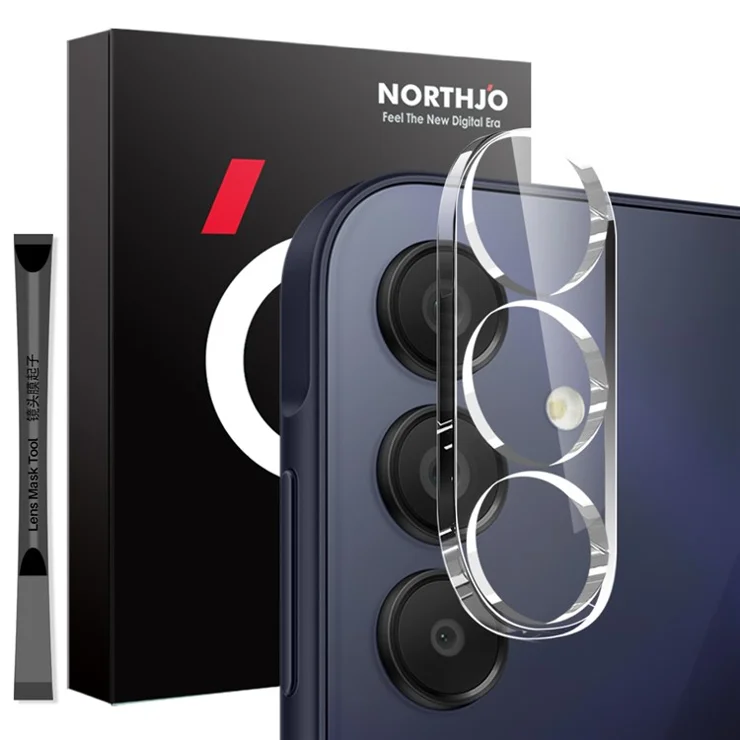 NORTHJO For Samsung Galaxy A15 5G / 4G Camera Lens Protector Tempered Glass HD Clear 3D Full Coverage