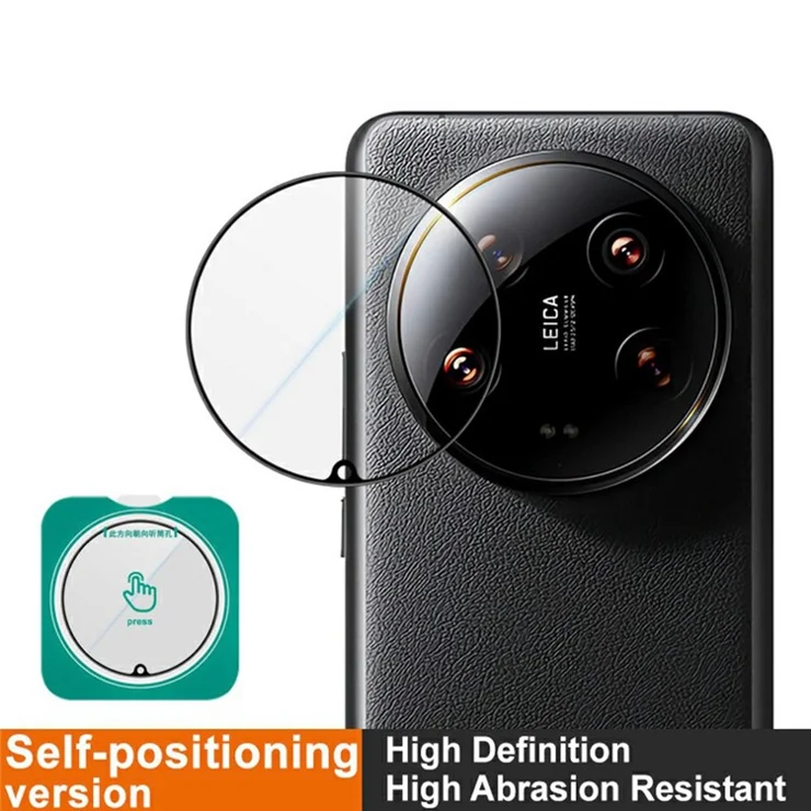IMAK For Xiaomi 14 Ultra Camera Lens Protector Tempered Glass Lens Film with Self-Positioning Frame