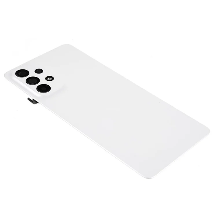 For Samsung Galaxy A73 5G A736 OEM Battery Housing with Adhesive Sticker + Camera Lens Cover - White