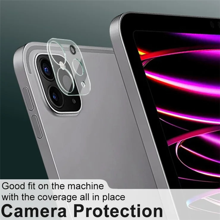 IMAK For iPad Pro 11 (2020) / (2021) / (2022) / iPad Pro 12.9 (2020) / (2021) / (2022) Integrated Camera Lens Protector Tempered Glass Lens Film + Acrylic Lens Cap