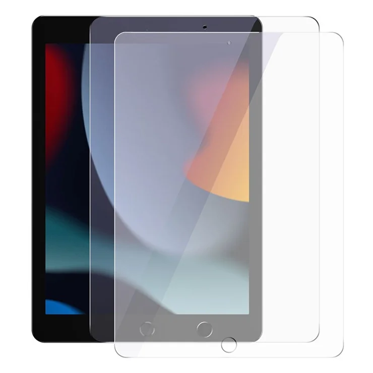 BASEUS 2Pcs Anti-Blue Light Screen Protector for iPad Pro 10.5-inch (2017) / iPad Air 10.5 inch (2019) / iPad 10.2 (2019) / (2020) / (2021), 0.3mm Clear Crystal Tempered Glass Full Cover Anti-Scratch Film