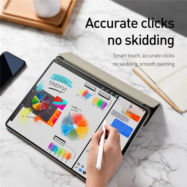 BASEUS for iPad (2025) / 10.9 (2022) 0.15mm Full Screen Paper-Like Screen Protector, PET Paper-Feel Ultra Clear Film