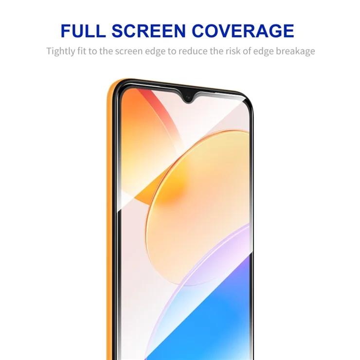ENKAY HAT PRINCE 2Pcs 0.26mm Screen Protector for Honor 70 Lite 5G / X5 4G / X6 4G , 2.5D 9H High Aluminium-silicon Glass Silk Printing Clear Film