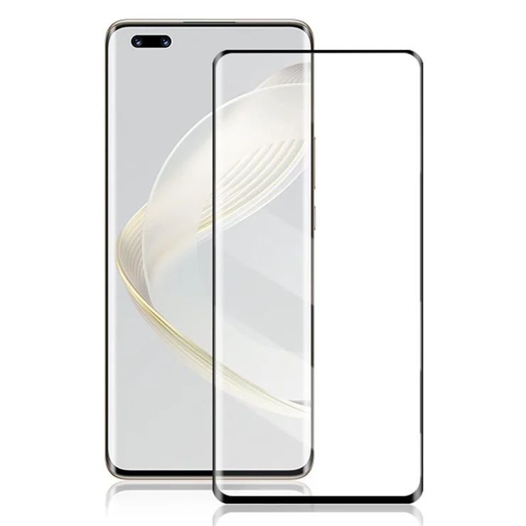AMORUS 3D Curved Screen Protector for Huawei nova 11 Pro / nova 11 Ultra , Full Glue Full Cover Silk Printing Tempered Glass Film