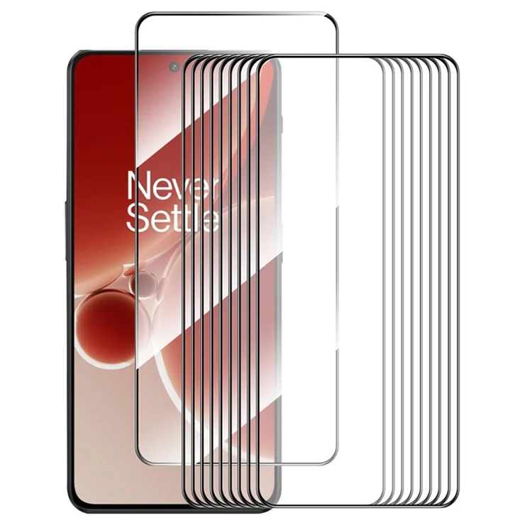 ENKAY HAT PRINCE 10Pcs for OnePlus Nord 3 5G / Nord N300 5G / Ace 2V High Aluminium-silicon Glass Film 2.5D Silk Print Screen Protector