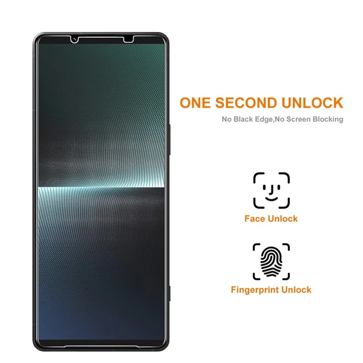 ENKAY HAT PRINCE 10Pcs for Sony Xperia 1 V Screen Protector 0.26mm 2.5D High Aluminium-silicon Glass Anti-scratch Film