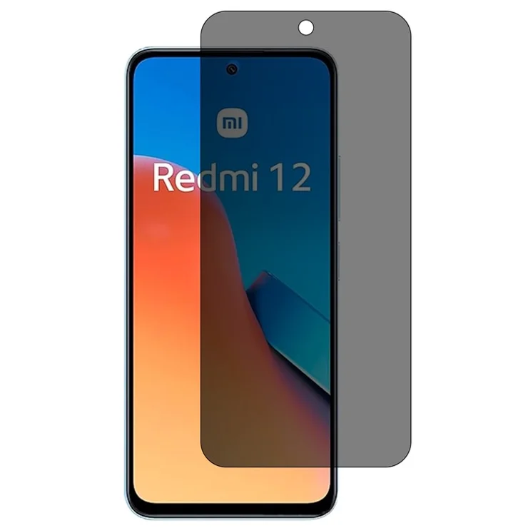 For Xiaomi Redmi 12 4G / 5G (Global) / Poco M6 Pro 5G Screen Protector Anti-Peep Full Cover Tempered Glass Film