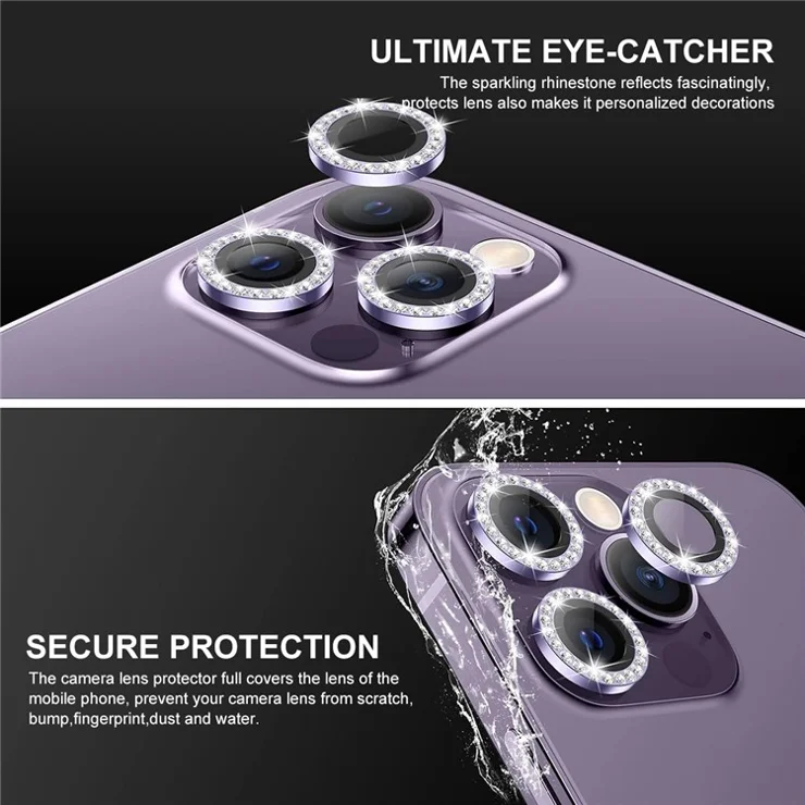 ENKAY HAT PRINCE 1 Set For iPhone 13 Pro / 13 Pro Max Camera Lens Protector AR HD Clear Anti-Drop Lens Film - Dark Green