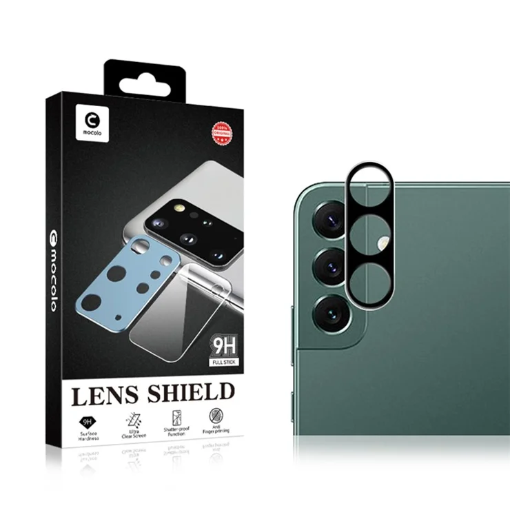 MOCOLO For Samsung Galaxy S24 Camera Lens Protector Tempered Glass Lens Film - Black
