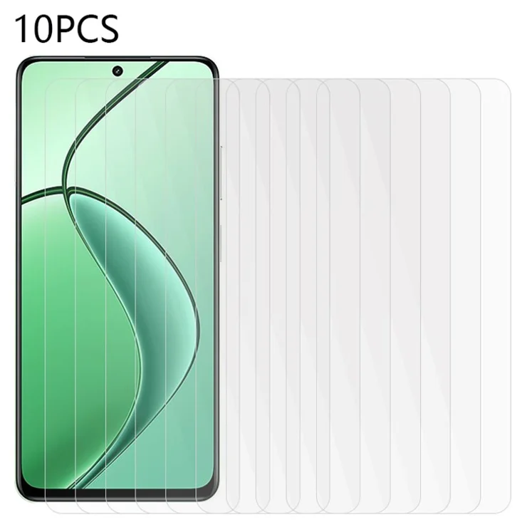 10PCS For Realme 12x 5G Tempered Glass Screen Protector 2.5D 0.3mm Ultra Clear Film