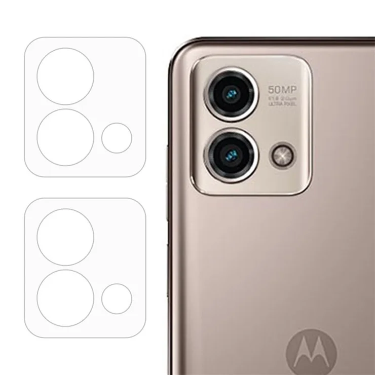 ENKAY HAT PRINCE 2Pcs for Motorola Moto G Stylus 5G (2023) Clear Camera Lens Film High Aluminum-Silicon Glass Lens Cover
