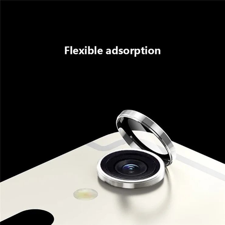 For Samsung Galaxy Tab S9 Camera Lens Protector Tempered Glass Alloy Frame Rear Lens Film - Black