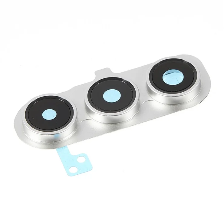 For Samsung Galaxy S24 FE S721 OEM Rear Camera Rim Lens Cover (Without Logo) - Silver