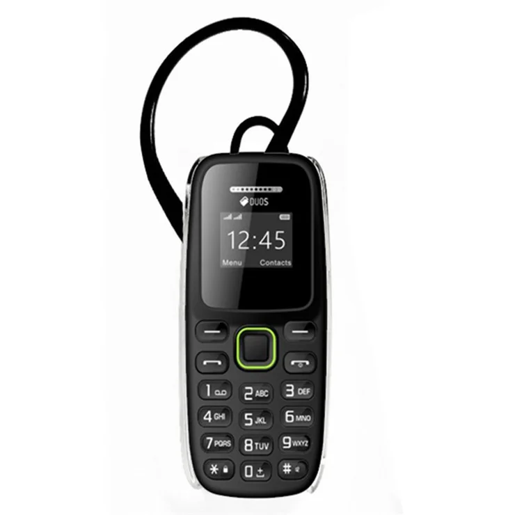 BM310 0.66-inch Screen 2G GSM Mobile Phone Dual-SIM Mini Bar Phone - Black