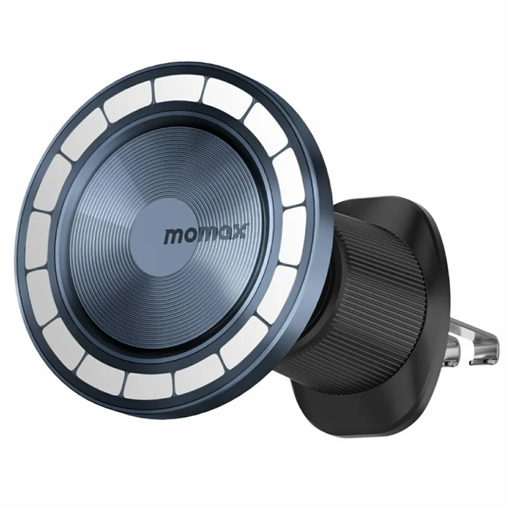 MOMAX 1-Move Relaxaire 2 In 1 Aroma Diffuser Magnetic Car Air Vent Mount Phone Holder Bracket - Dark Grey