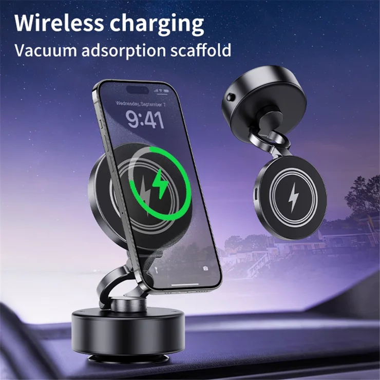 D1 Electric Vacuum Suction Multi Angle Rotating Car Phone Holder