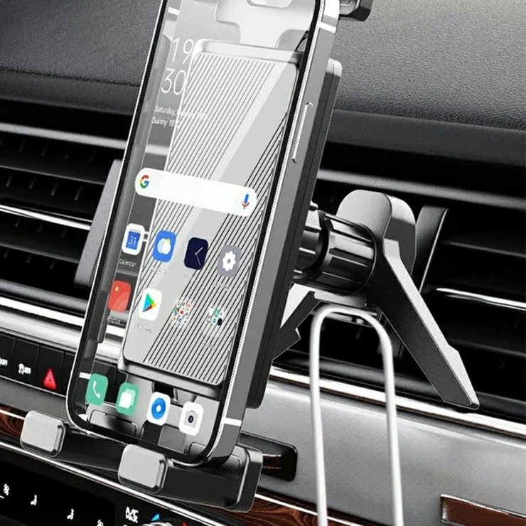 Tablet Holder Sat Nav Air Vent Mount Car Mount Air Vent Tablet Holder  Rotating Cradle Swivel Dock Black For Tablets
