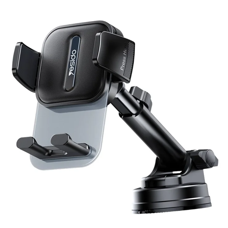 YESIDO C261 Telescopic Arm Car Phone Holder with Suction Cup Base for 4.7-7.2 Inch Mobile Phones