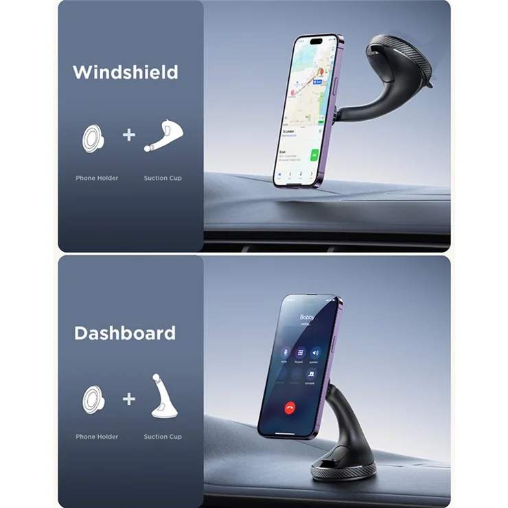 JOYROOM JR-ZS406 For 4.7-7 Inch Phones Suction Cup Mount Magnetic Car Cellphone Holder