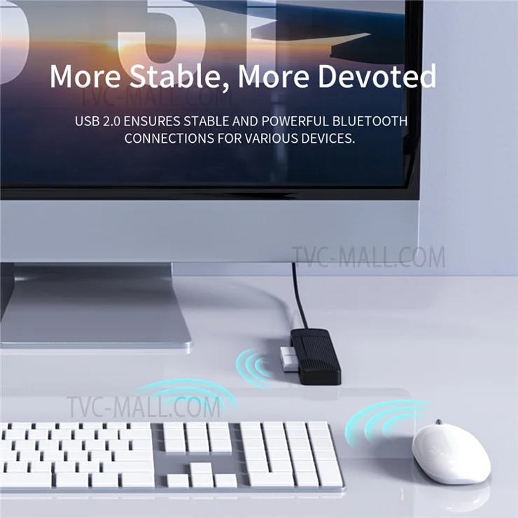 ORICO FL02 Multi-Port USB2.0 Hub Mini Portable Mini USB Adapter High-speed Sync Converter for Laptops - White