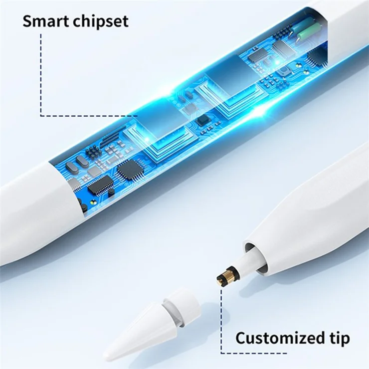COOSTART Pencil 3rd Generation Tilt Sensitivity Magnetic Adsorption Active Capacitive Stylus Pen - Sakura Pink