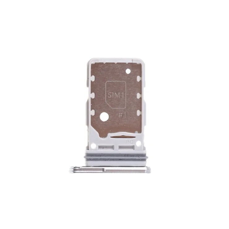 OEM SIM Card Tray Holder Replacement Part for Samsung Galaxy S21 Ultra 5G G998 - Silver