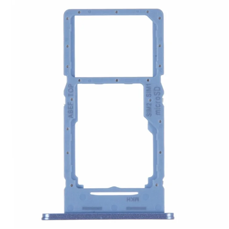 For Samsung Galaxy A25 5G (Global) (161.0 x 76.5 x 8.3mm) A256 OEM Dual SIM Card Tray Holder Replacement Part (without Logo) - Blue