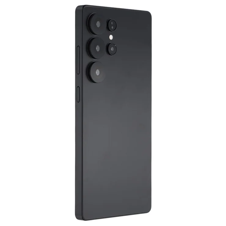 For Samsung Galaxy S25 Ultra Color Screen Dummy Phone Shooting Counter Display Toys (Without Logo) - Titanium Jet Black