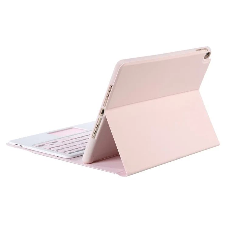 T102B-A Bluetooth-compatible Keyboard with Case for iPad 10.2 (2021)/(2020)/(2019)/iPad Air 10.5 inch (2019) - Pink