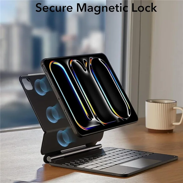 Wholesale ESR For iPad Pro 11 (2024) Bluetooth Keyboard with Trackpad + Protective Case, US Layout - TVCMALL Wholesale ESR For iPad Pro 11 (2024) Bluetooth Keyboard with Trackpad + Protective Case, US Layout - TVCMALL