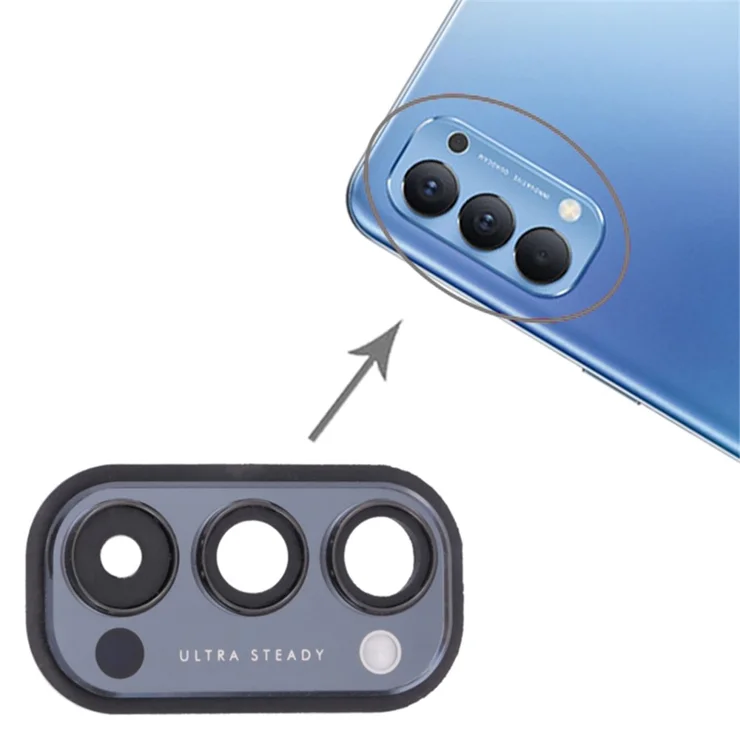 OEM Back Camera Lens Holder Cover with Glass Part (without Logo