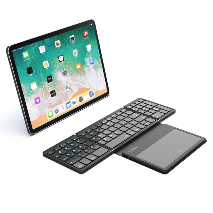 11 Inch Wireless Bluetooth Keyboard With Multi-Touch Touchpad For IPad Samsung E - Foto 2