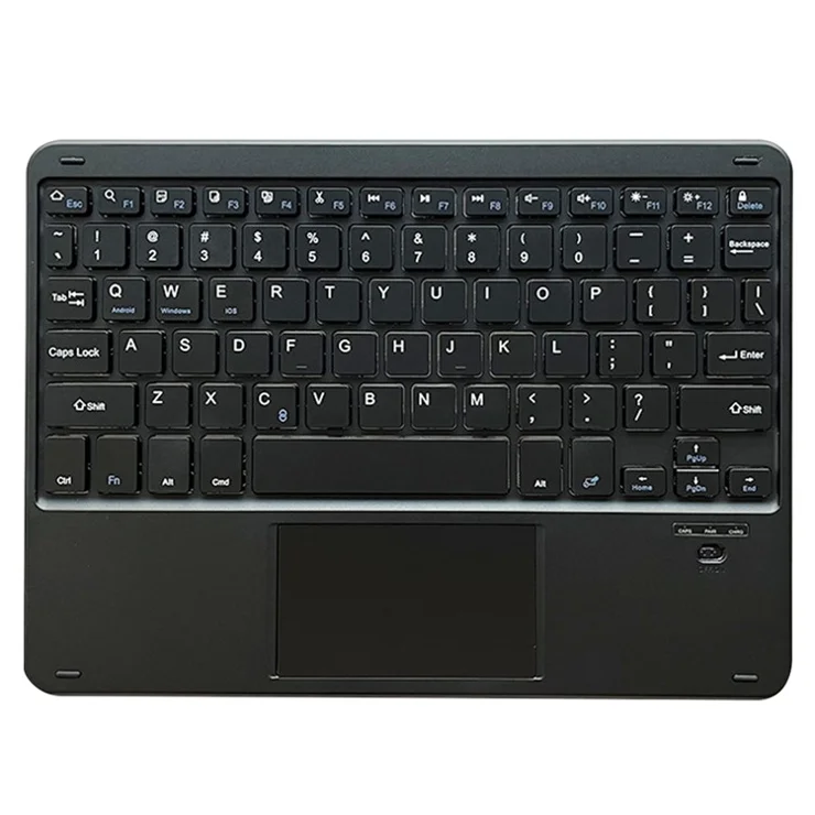 172 Wireless Keyboard with Touchpad Portable Bluetooth-compatible Keyboard for iOS / Mac Android Windows - Black