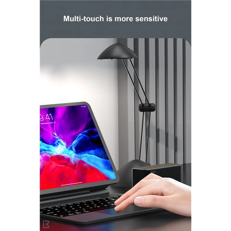 BENWIS ID-MKB For iPad (2025) / 10.9 (2022) Magnetic Suspension Keyboard Leather Tablet Stand Case - Black