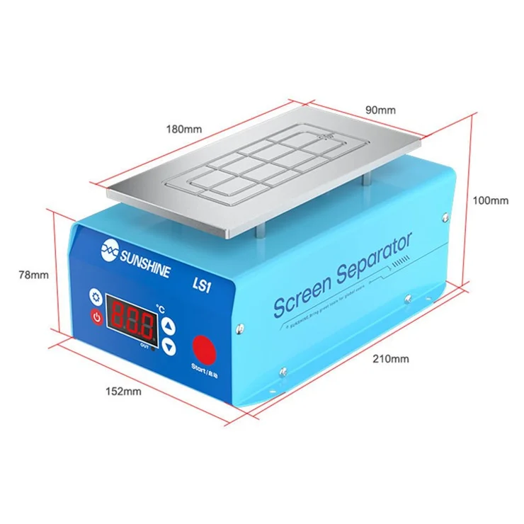 SUNSHINE LS1 Screen Separation Glue Removal Machine for Phone Screen Disassembly - UK Plug