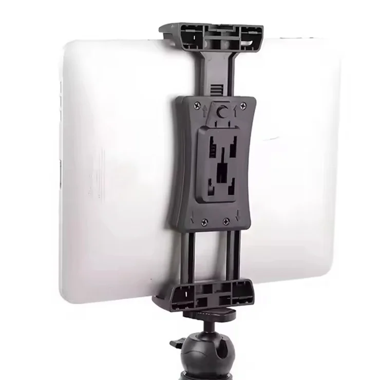 F088 Large Tablet Clamp with Hot Shoe Mount 23cm Multi-Function Universal Phone Tablet Holder