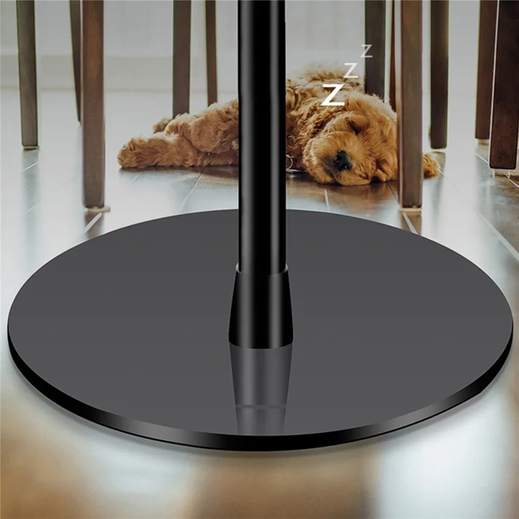 Supporto Da Pavimento Per Tablet E Cellulari, Regolabile 27.5-53 Pollici, Girevole 360&deg;, Base In Metallo