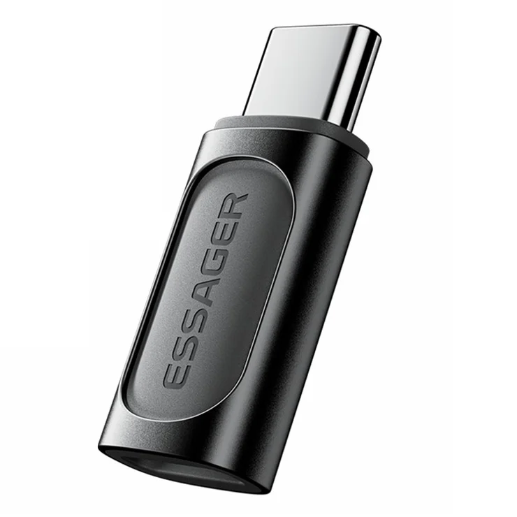 ESSAGER Type-C Male to 8-Pin Female Adapter 480Mbps Data Transmission Converter