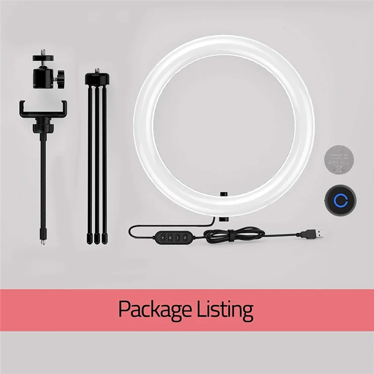 Wonew ZJ27 10 -zoll -desktop -ring -led