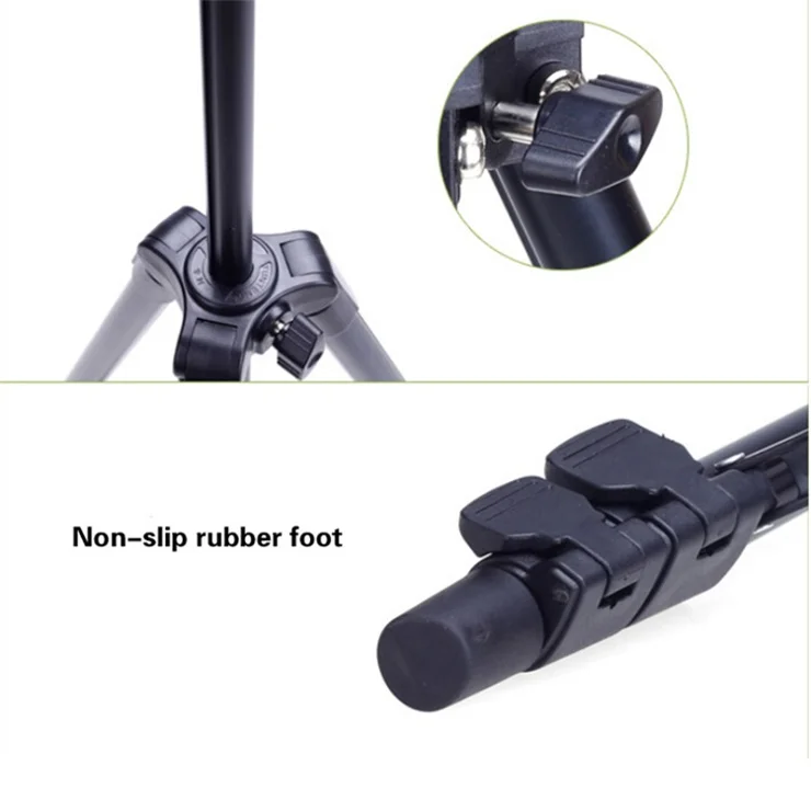 YUNTENG 520 Portable Tripod + Damping Head and Carrying Bag for Canon Nikon DSLR Camera