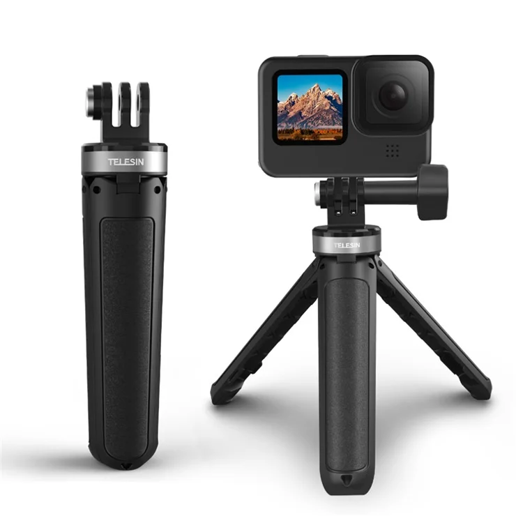 TELESIN GP-MNP-092-X Mini Extendable Selfie Stick Tripod Desktop Stand for GoPro Action Camera
