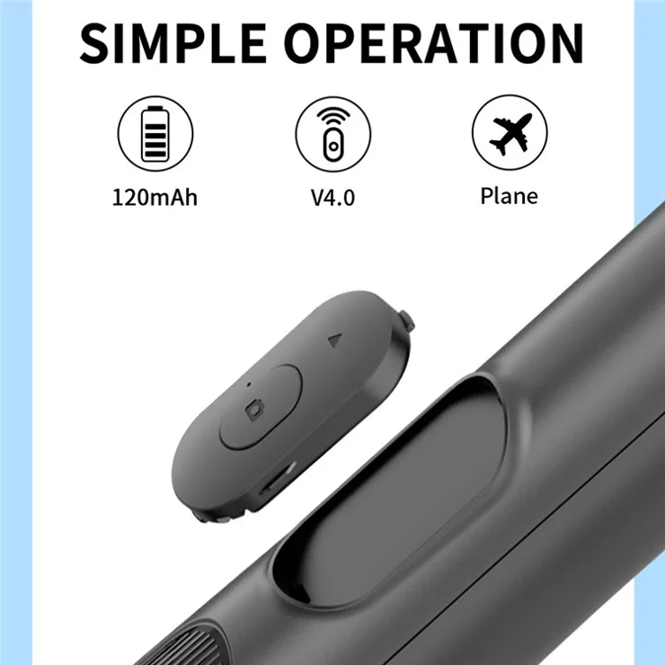 Q06 Multi-function 1.56m Telescopic Handheld Bluetooth-compatible Selfie Stick Tripod Stand with Shutter Remote