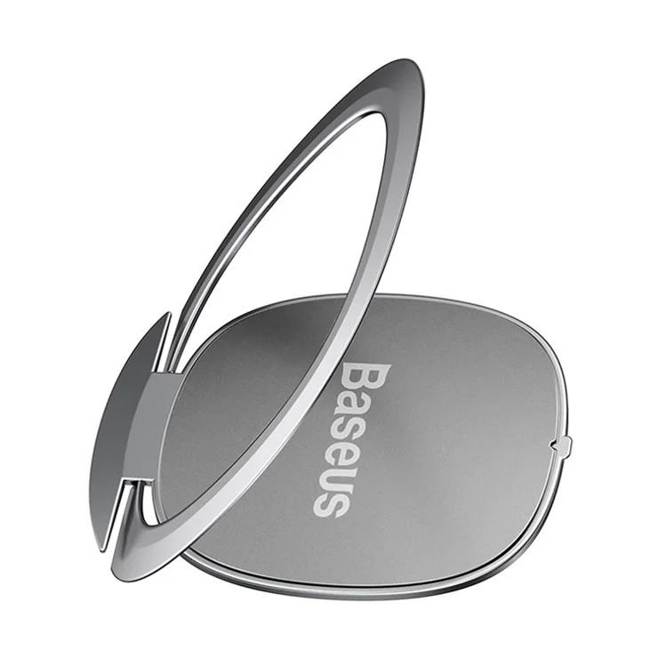 BASEUS Universal Phone Ring Holder Stand Phone Finger Kickstand Grip - Silver