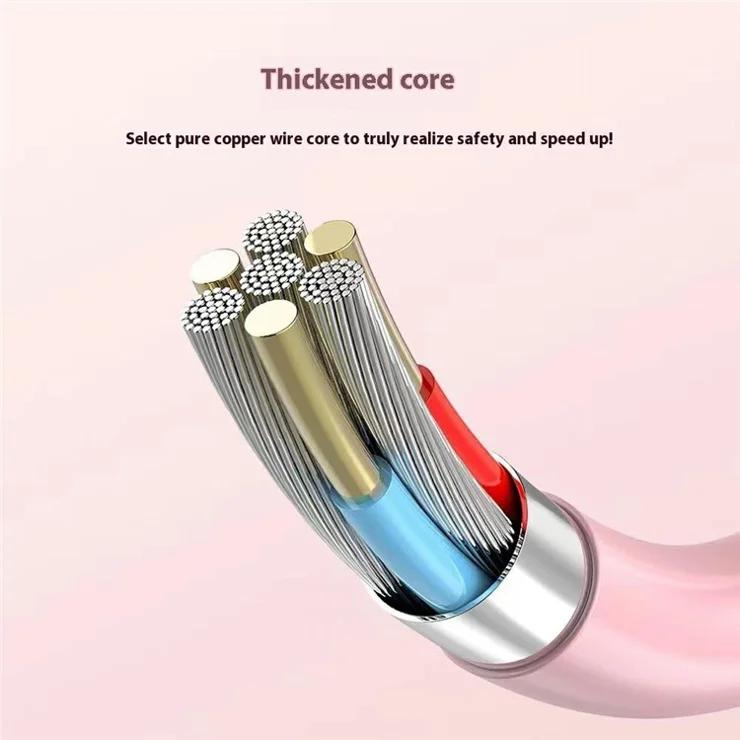 Bulk Purchasing ZQ-267 Type-C to Type-C 60W Fast Charging Cord Liquid Silicone Phone Lanyard Data Cable - White