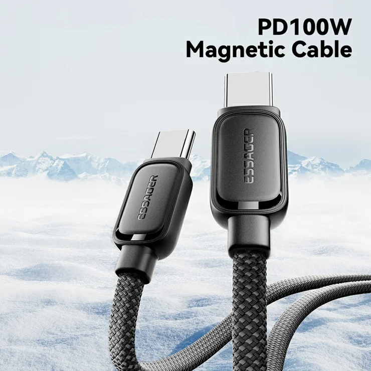 ESSAGER ES-X56 1m 100W Type-C to Type-C Charging Cable