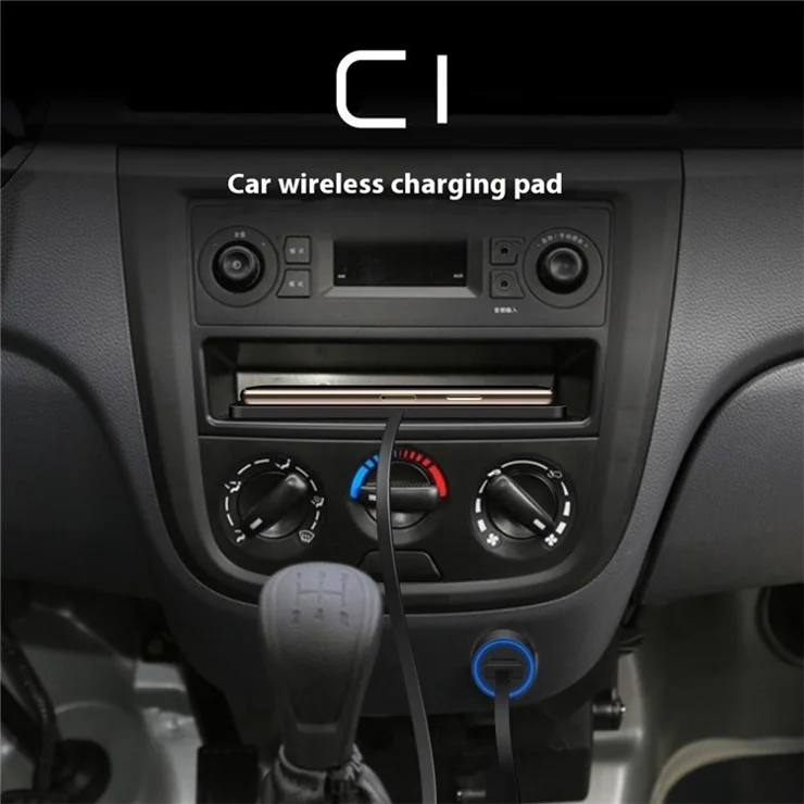 C1 Wireless Car Charger Dashboard Non Slip 15W Fast Charging Pad